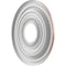 Ekena Millwork Cole PVC Medallion (Canopies up to 4 1/4"), 13"OD x 3 1/2"ID x 3/4"P, Metallic Champagne Pink CMP13COFCP - alternate 5